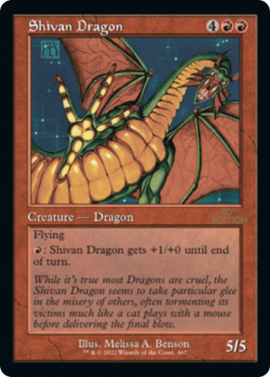 Shivan Dragon 30A Shivan Dragon 30A