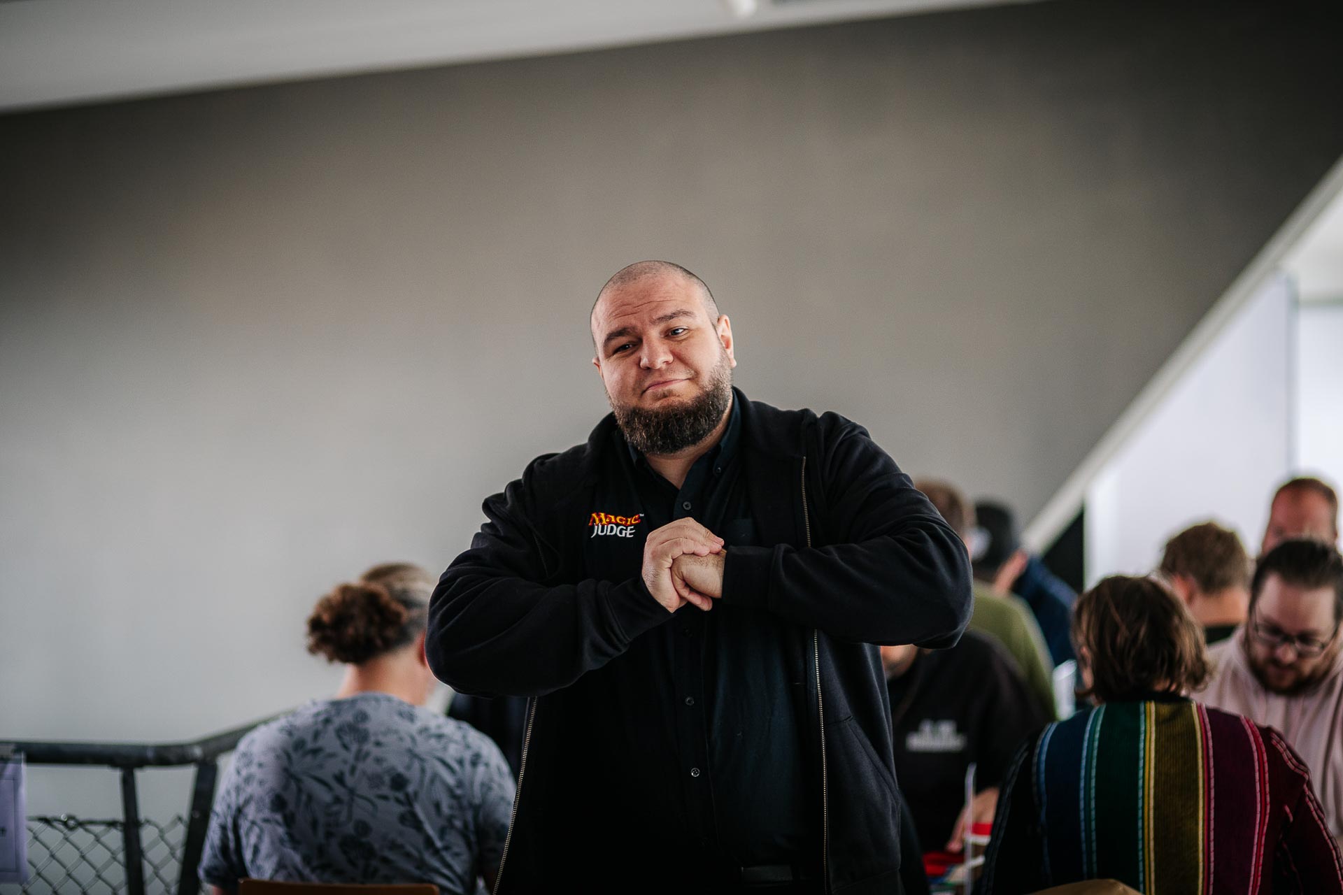 Judge for the Premodern Viennageddon tournament Christian Marx.